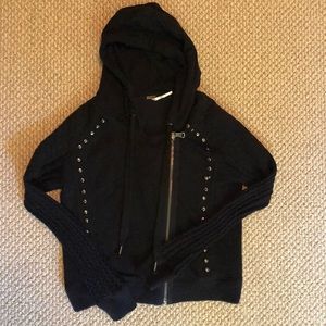 Free People Zip Up Sweatshirt